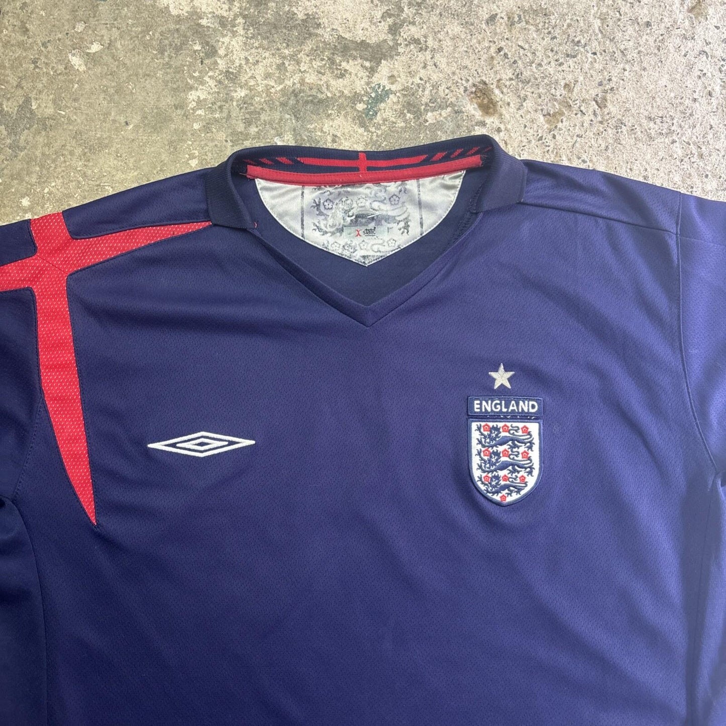 Navy Umbro England 2005/06 Goalkeeper Shirt | Size: XL