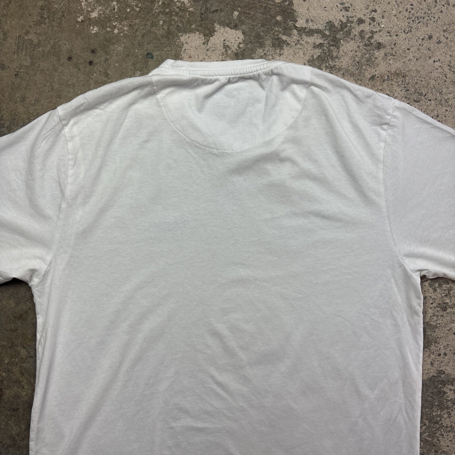 White Bench Logo Print T-Shirt | Size XL