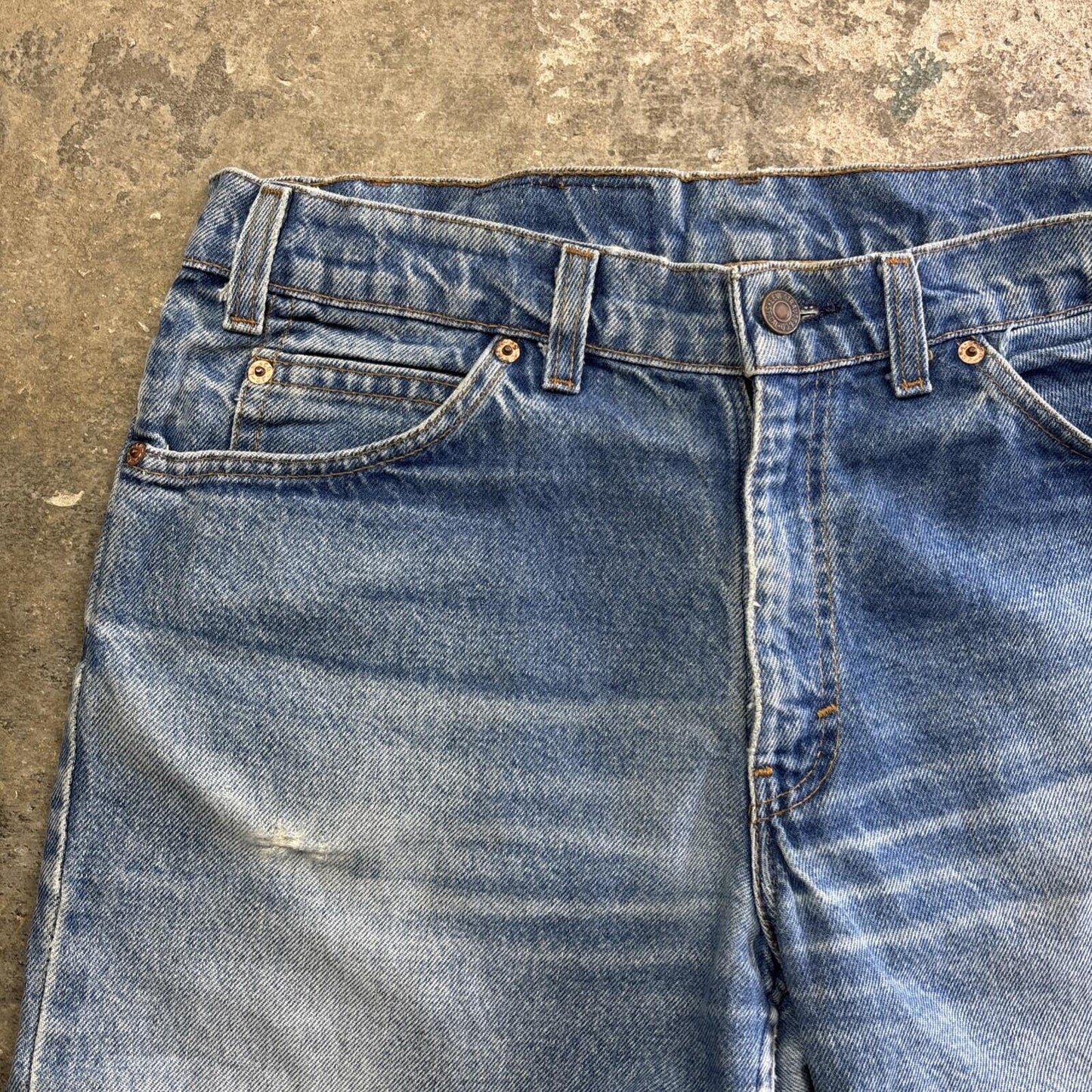 Blue Denim Levi’s Denim Cut Off Short Shorts  | W34"