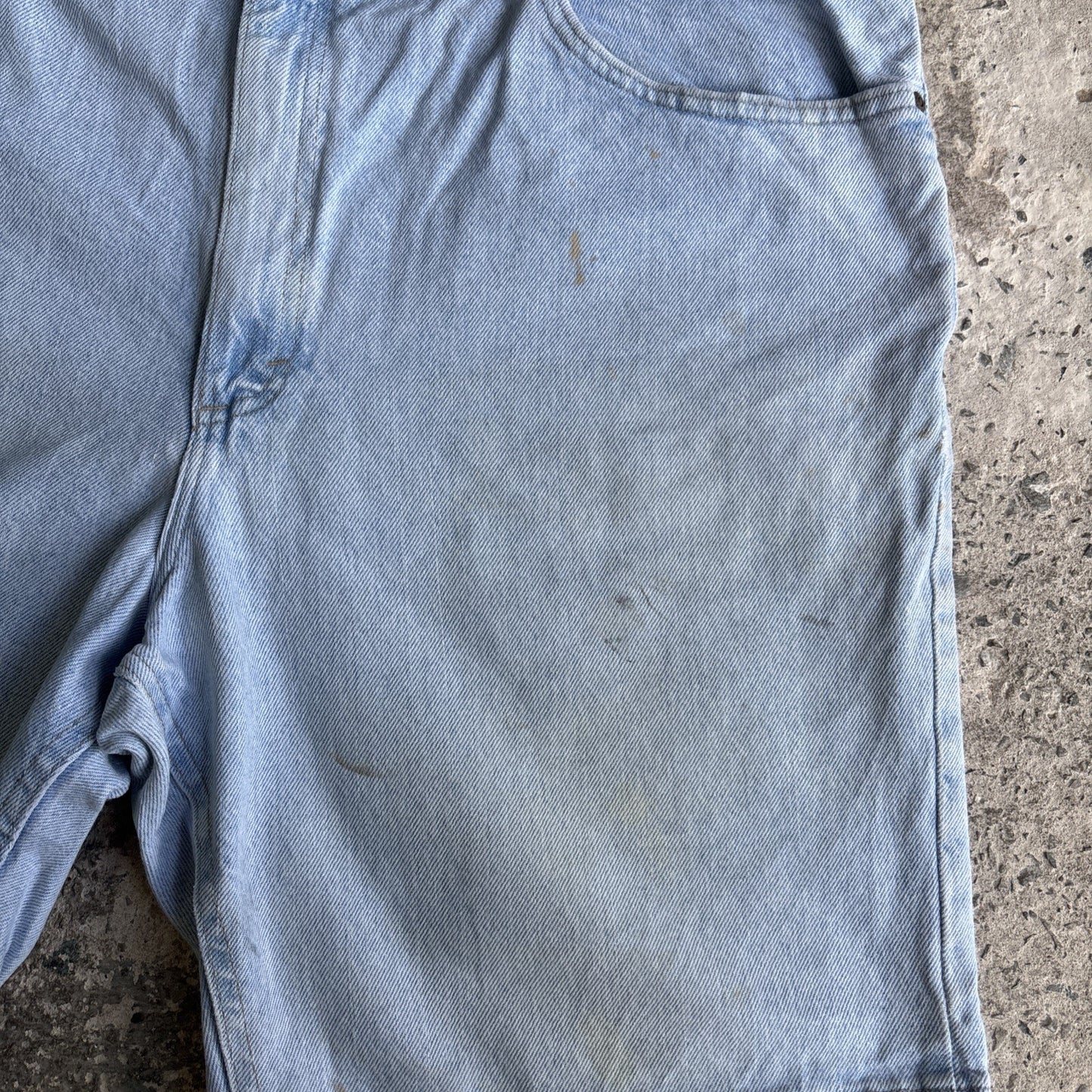 Light Blue Denim Lee Bermuda Jean Shorts | W42"