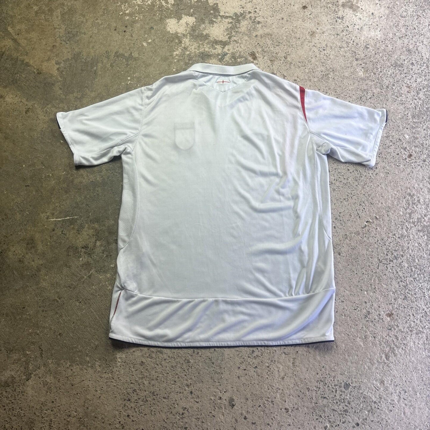 White Umbro 2005/07  England Football Home Shirt | Size L