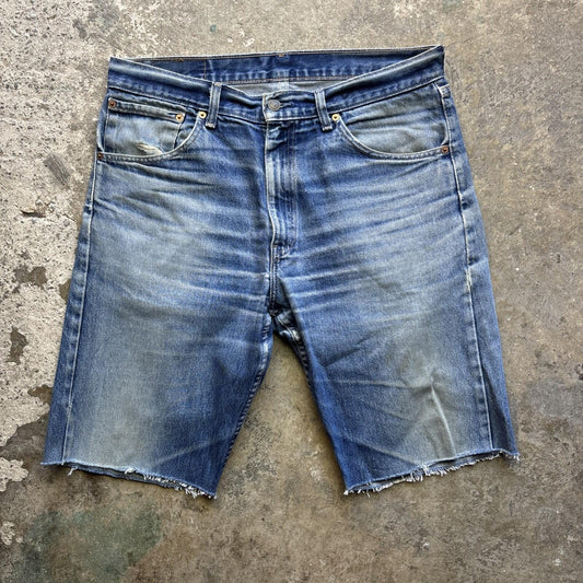 Blue Denim Levi’s Cut Off Men’s Jorts Shorts | W36