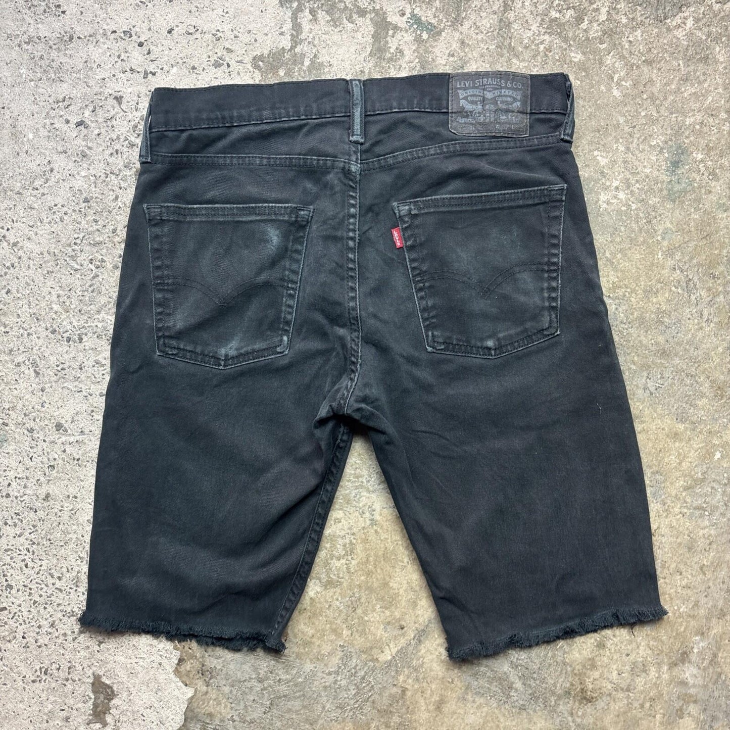 Black Levi’s 510 Men’s Cut Off Shorts | W32