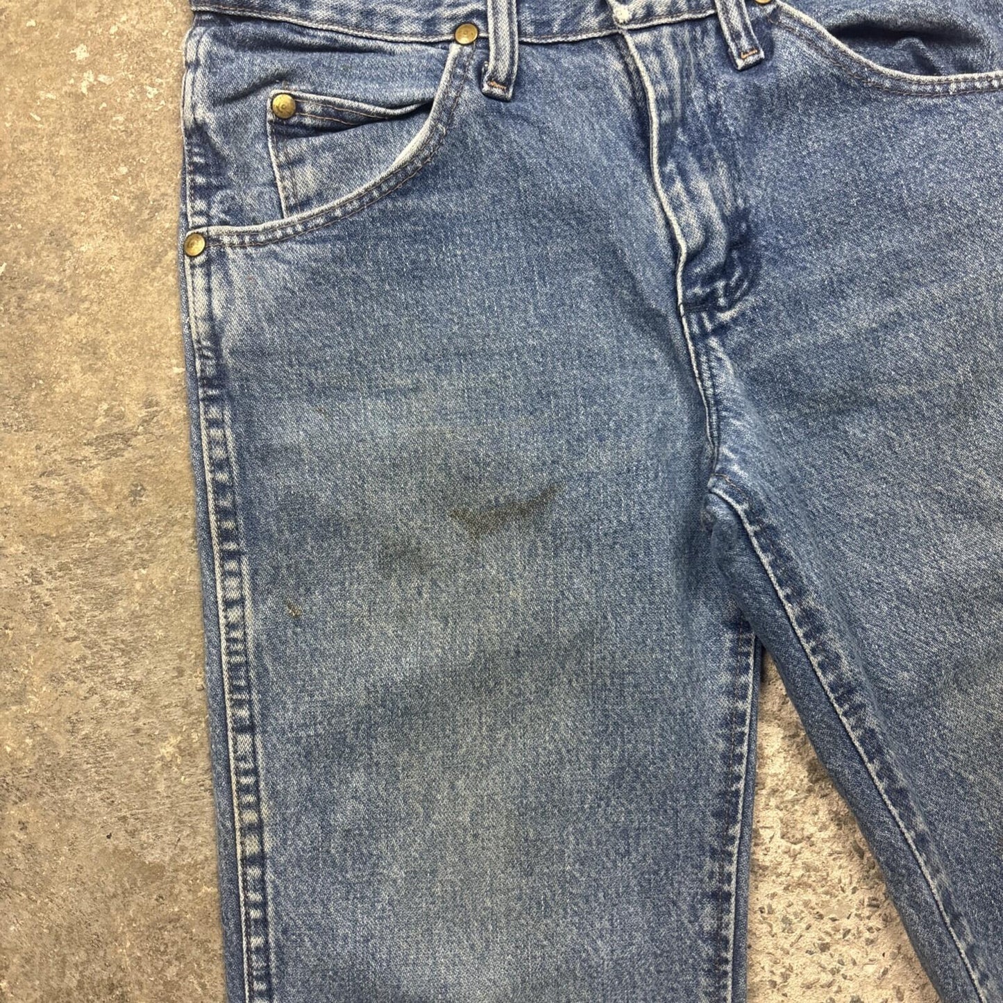 Blue Denim Wrangler Capri Women’s Jeans | W28"