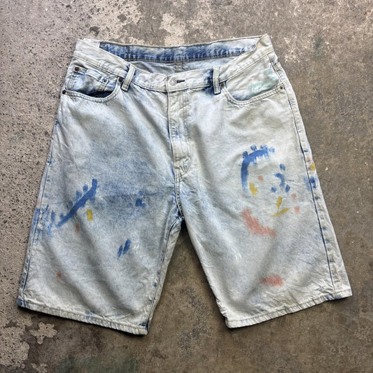 Distressed Denim 569 Levi’s Jorts Shorts - W36