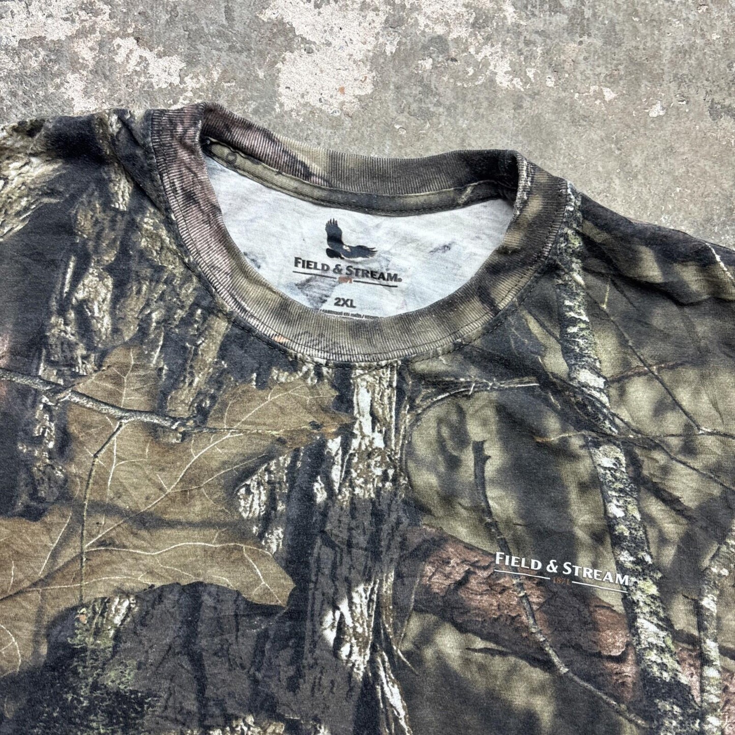 Field & Stream Real Tree Men’s T-shirt With Mossy Oak Print | XXL