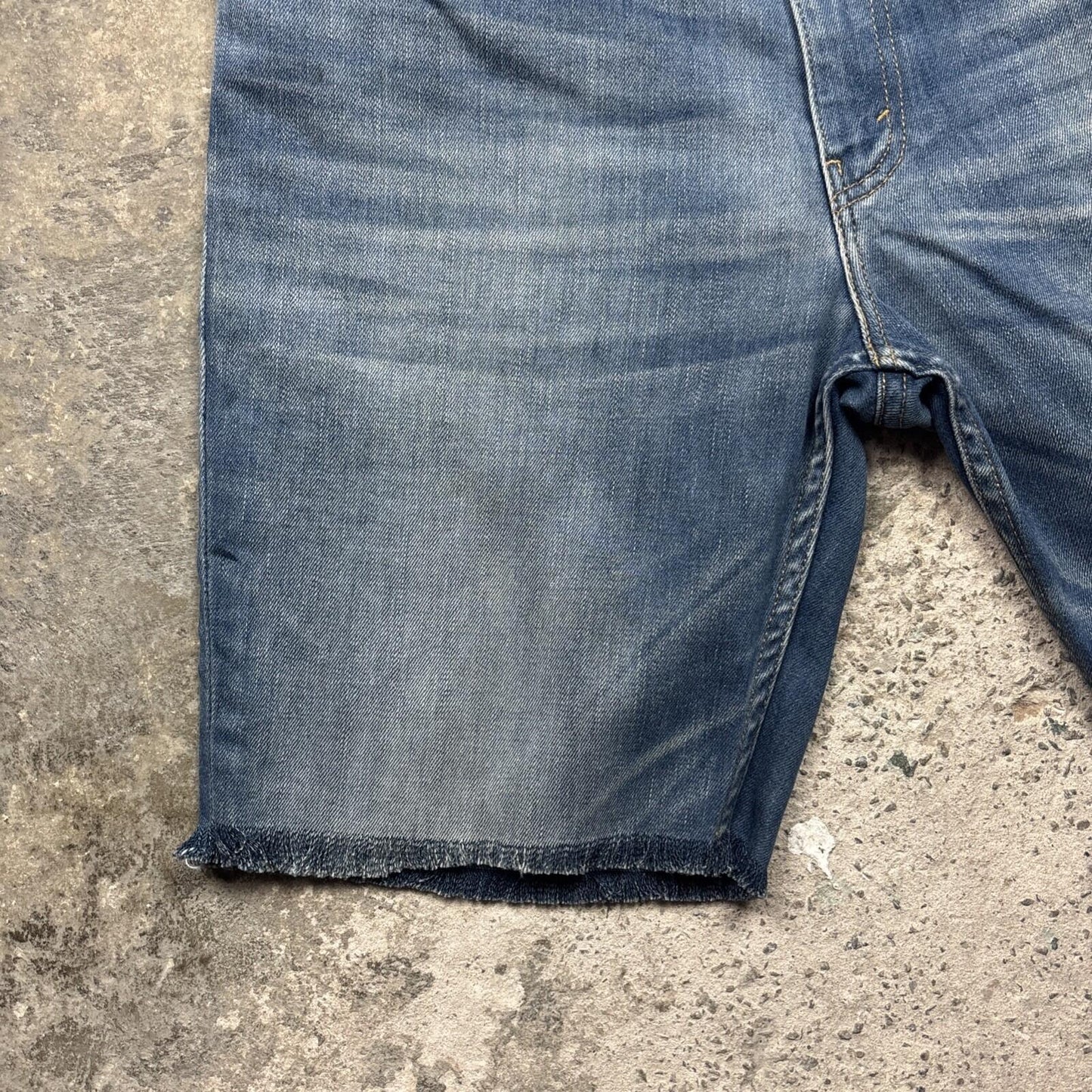 Blue Denim Levi’s 511 Cut-Off Jean Shorts | W36"
