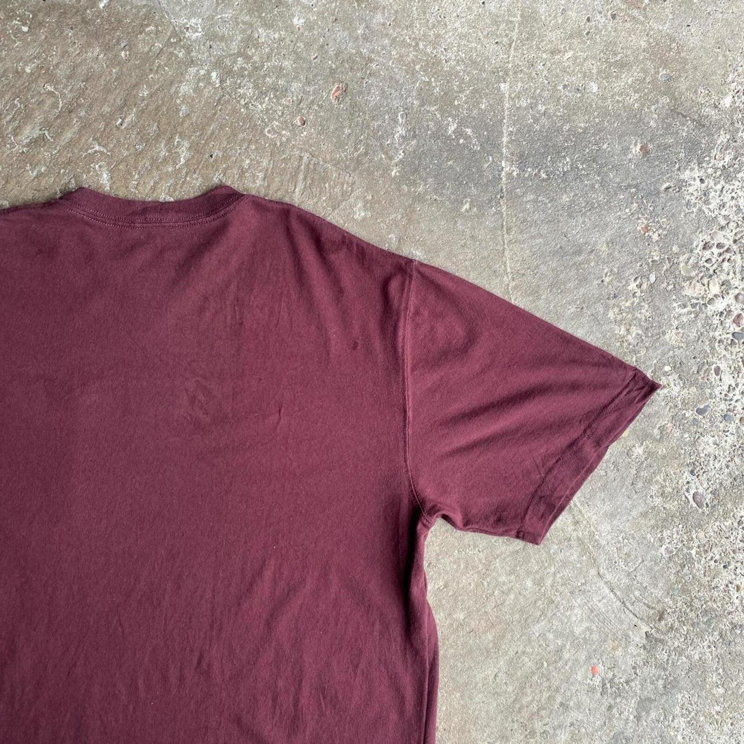 Burgundy Carhartt Single Pocket T-Shirt - L