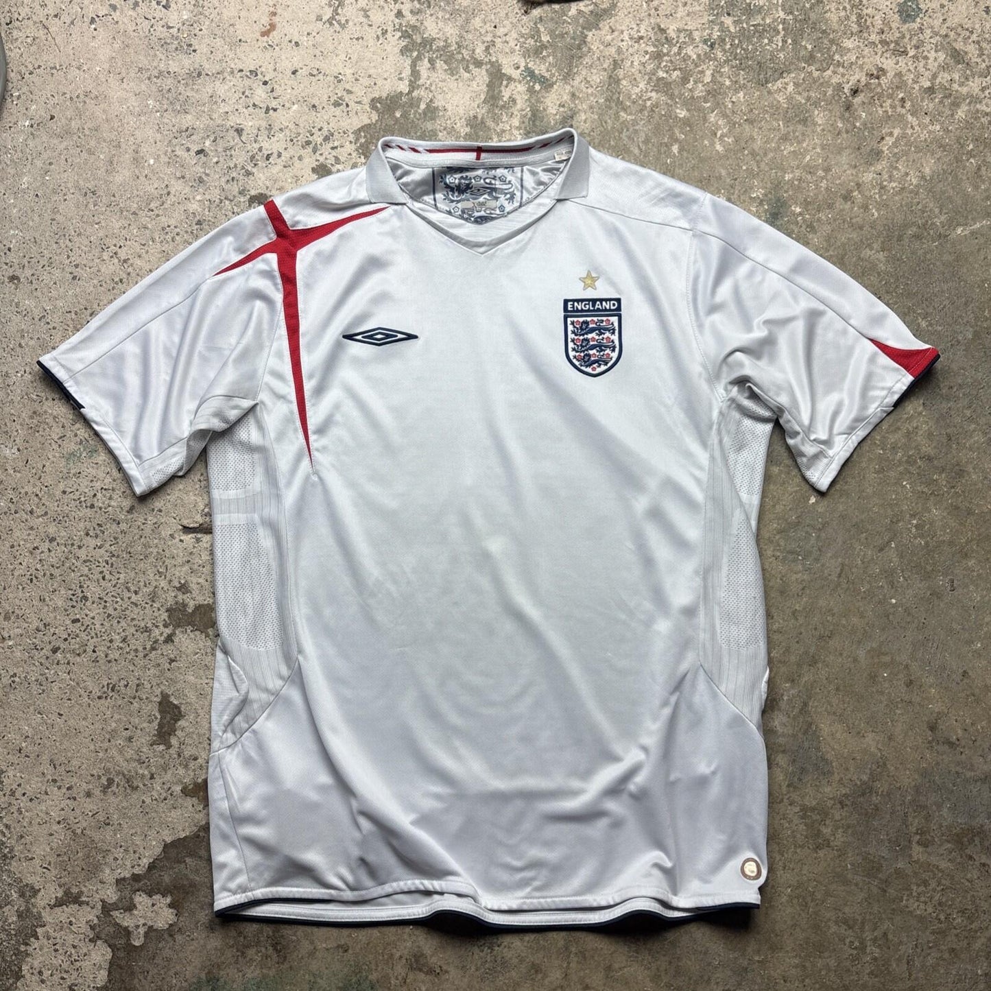 2005-2007 Umbro England Home Football Men’s Shirt | XL