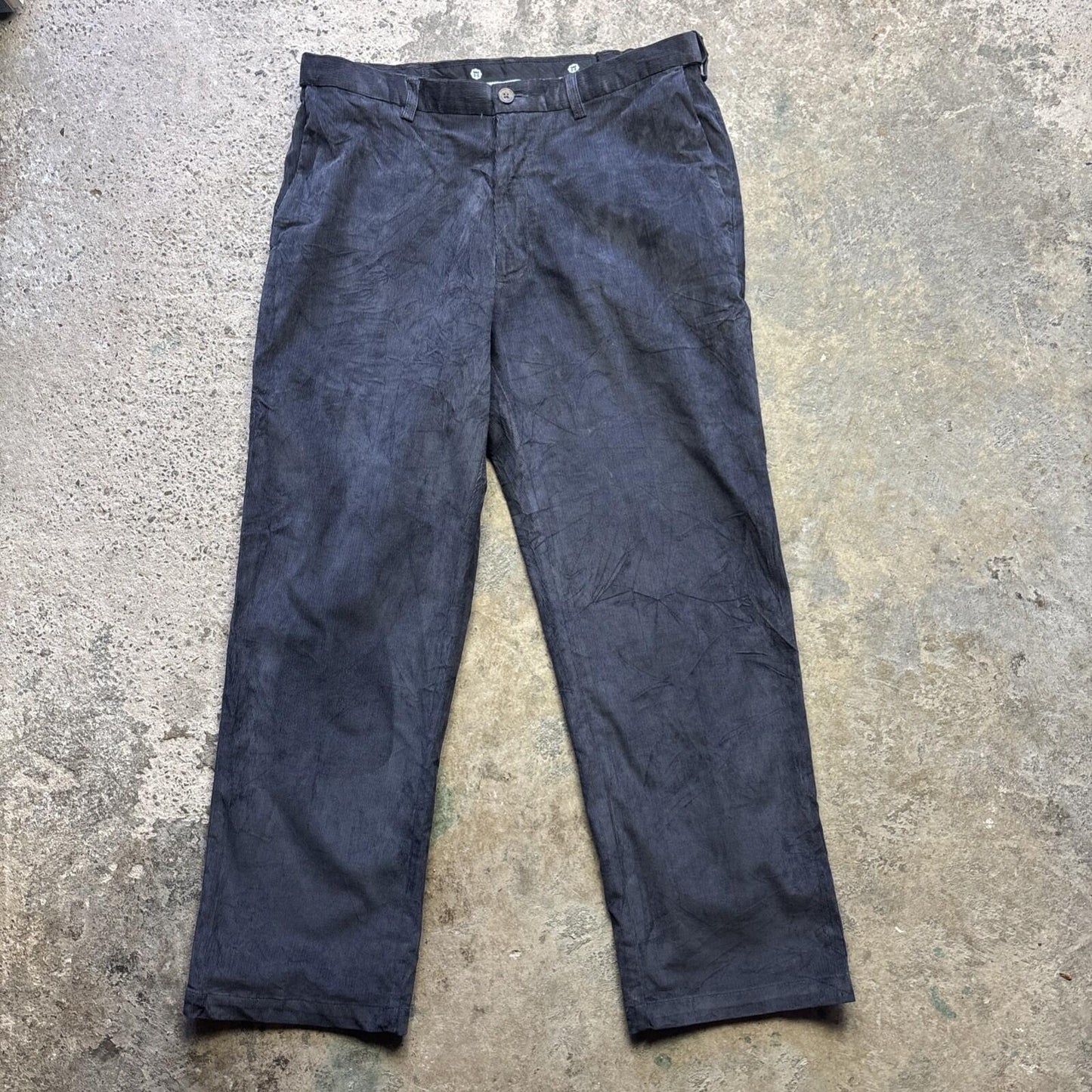 Dark Grey Haggar Corduroy Men’s Trousers - W30L29