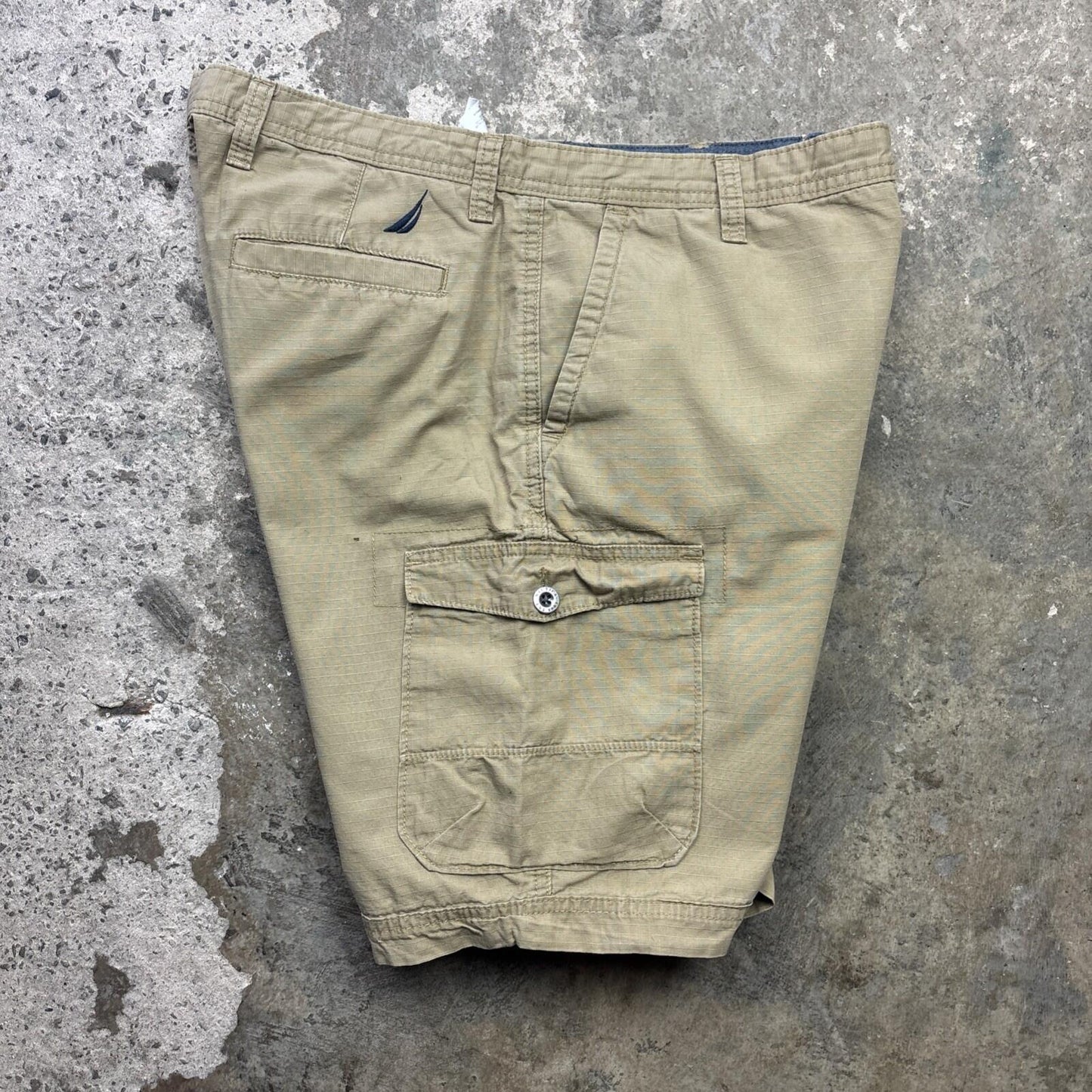 Tan Nautica Men’s Cargo Shorts 100% Cotton | W34