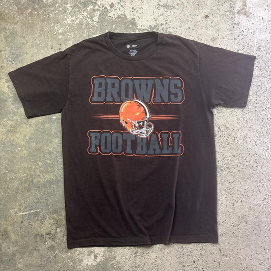 Brown NFL Cleveland Browns American Football Men’s Graphic T-Shirt | Size M