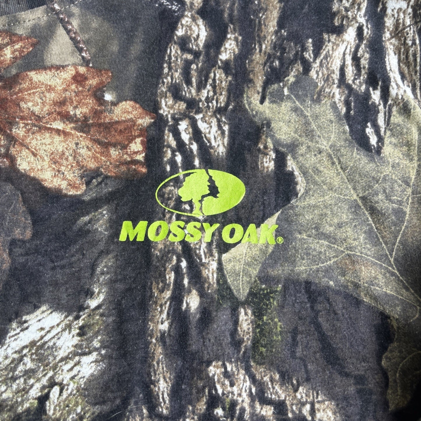 Real Tree Camouflage Mossy Oak Long Sleeve T-shirt | Size XL