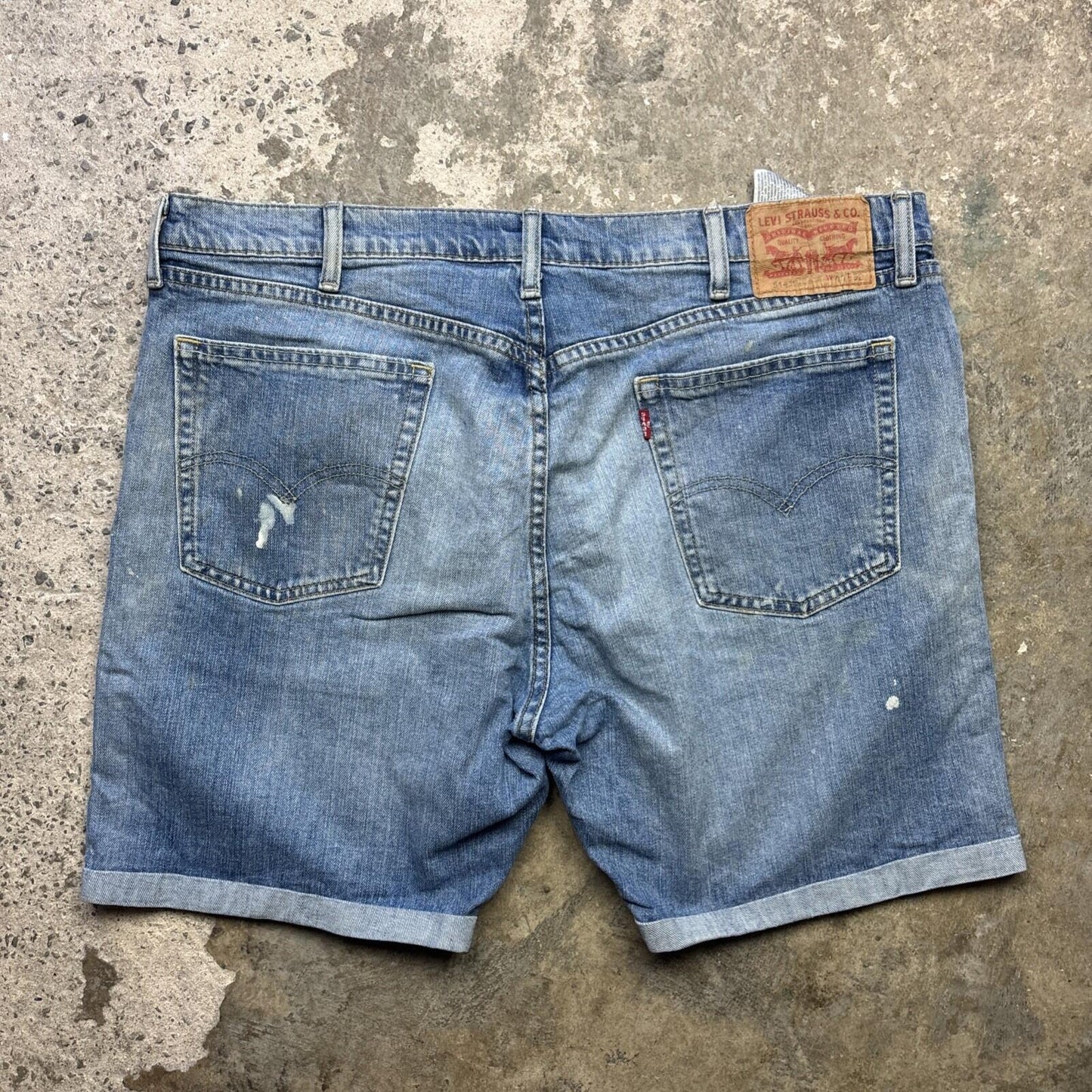 Blue denim Levi’s 514 Tapered Men’s Shorts | W40