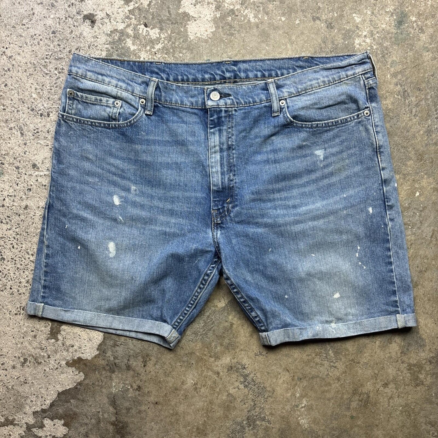 Blue denim Levi’s 514 Tapered Men’s Shorts | W40