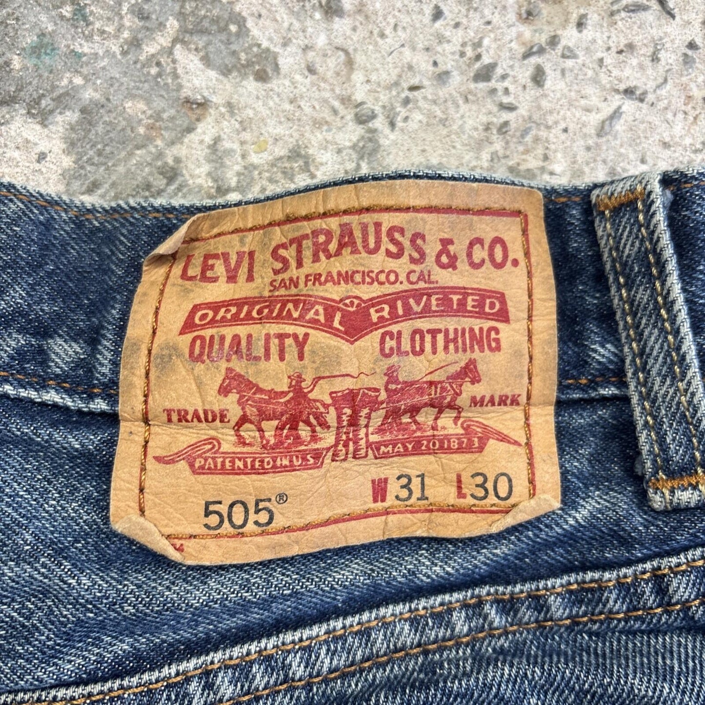 Blue Denim Cut Off Levi’s Jean Shorts | W31"