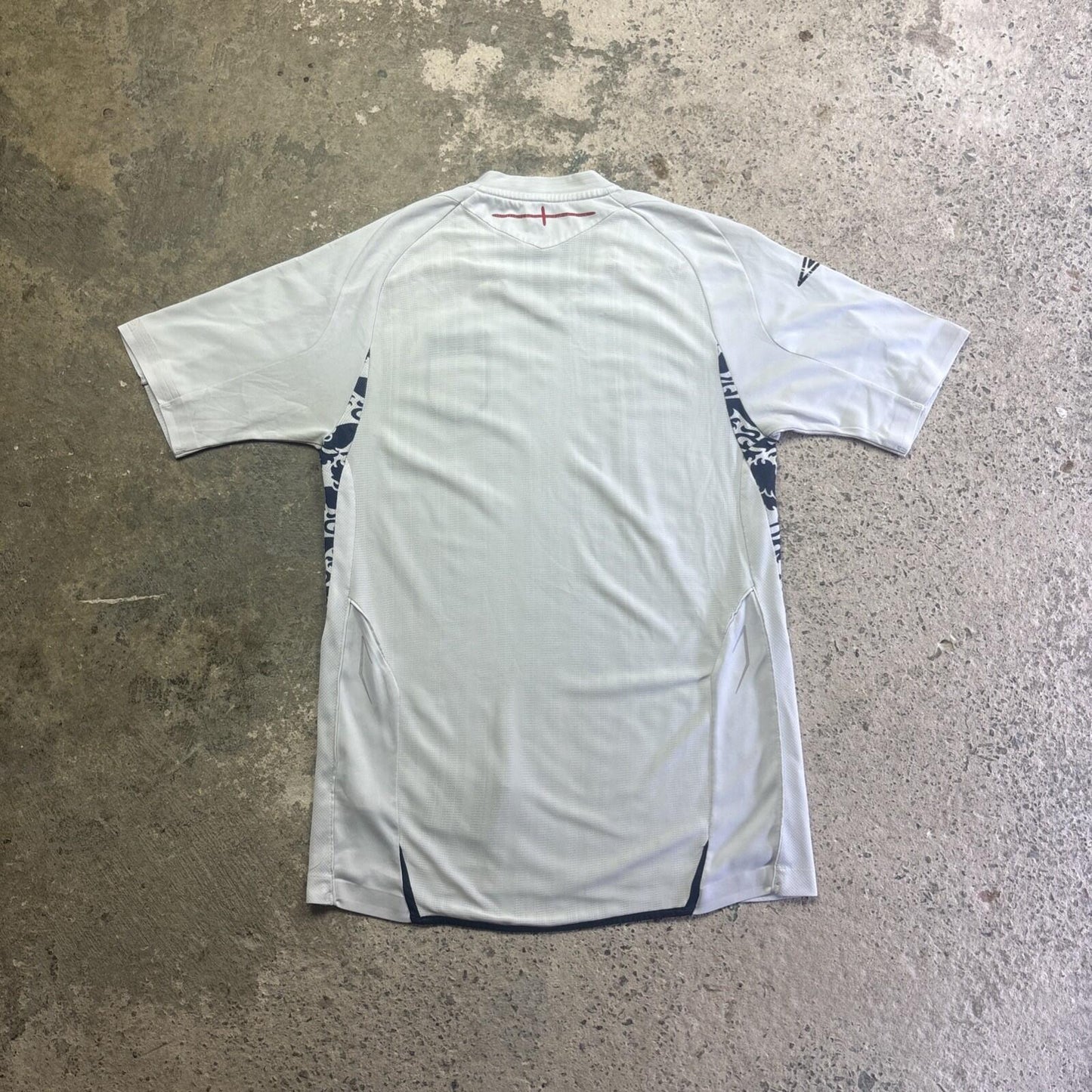 White Umbro England 2007/09 Football Home Shirt | Size: S