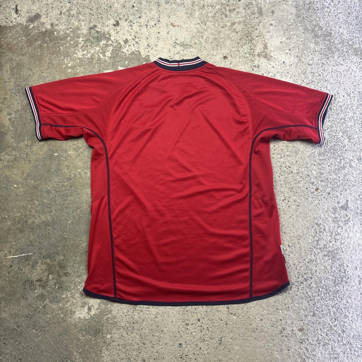 Navy & Red Reversible England Umbro 2002/2004 Football Shirt | Size XL