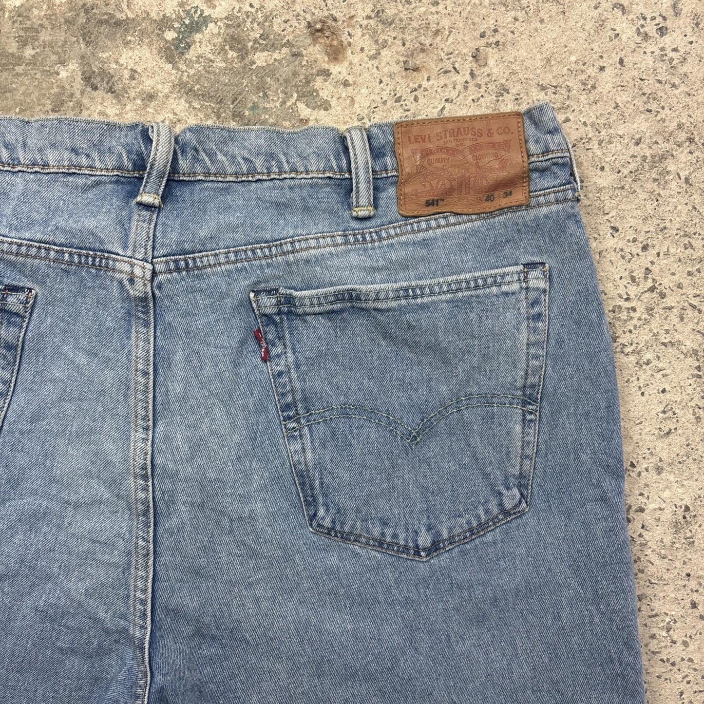 Blue Denim Levi’s Cut Off Jean Shorts | W40"