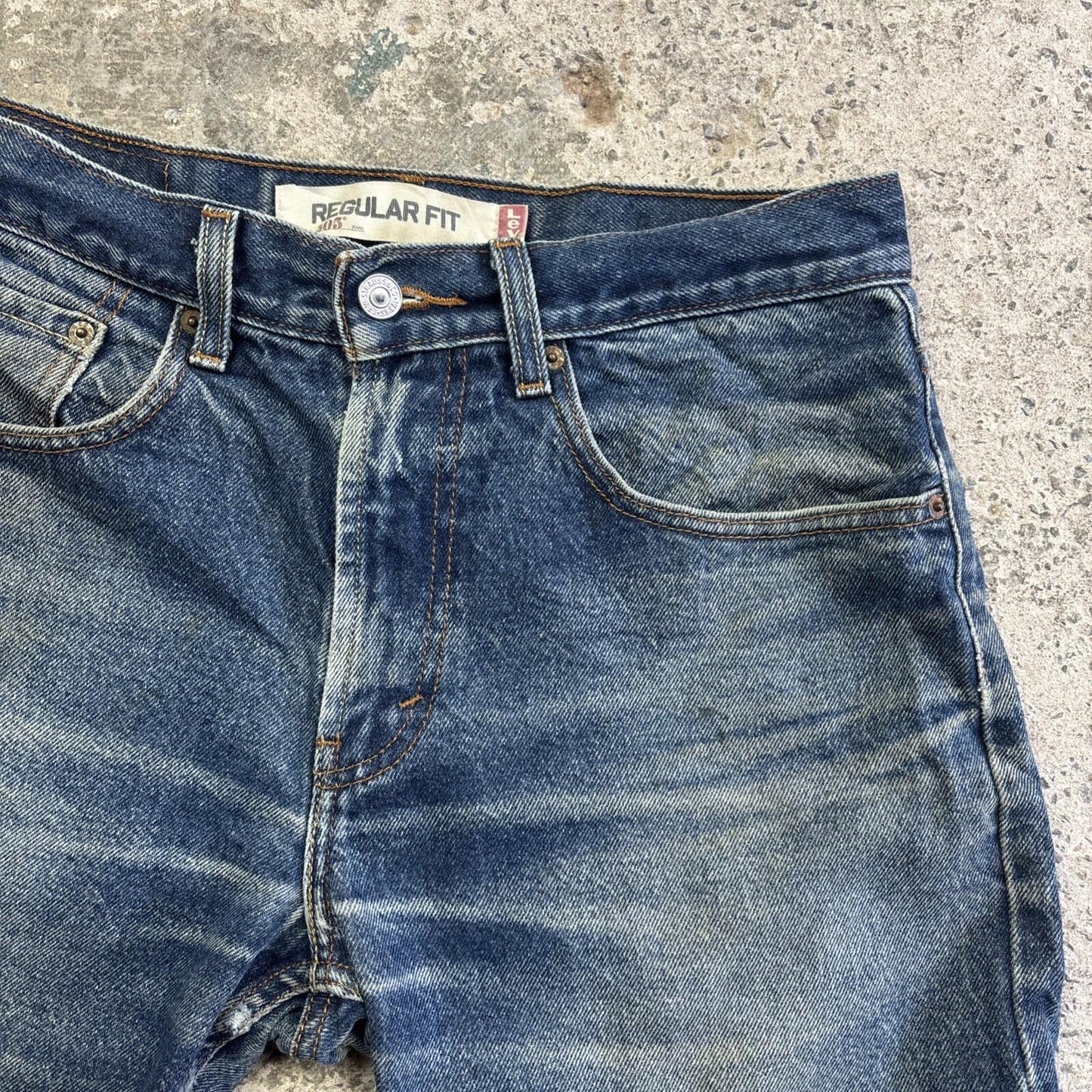 Blue Denim Cut Off Levi’s Jean Shorts | W31"