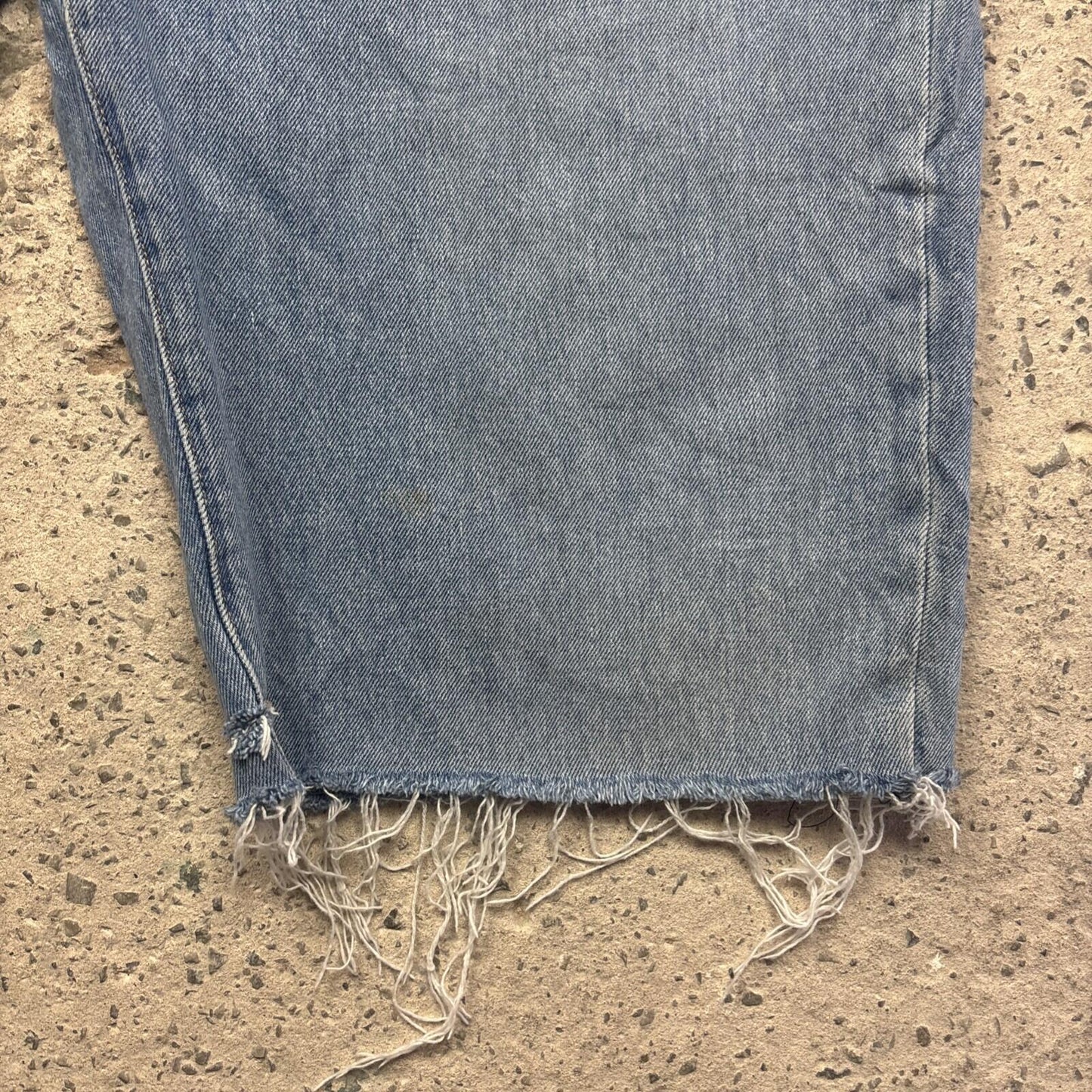 Blue Denim Levi’s Cut Off Jean Shorts | W40"