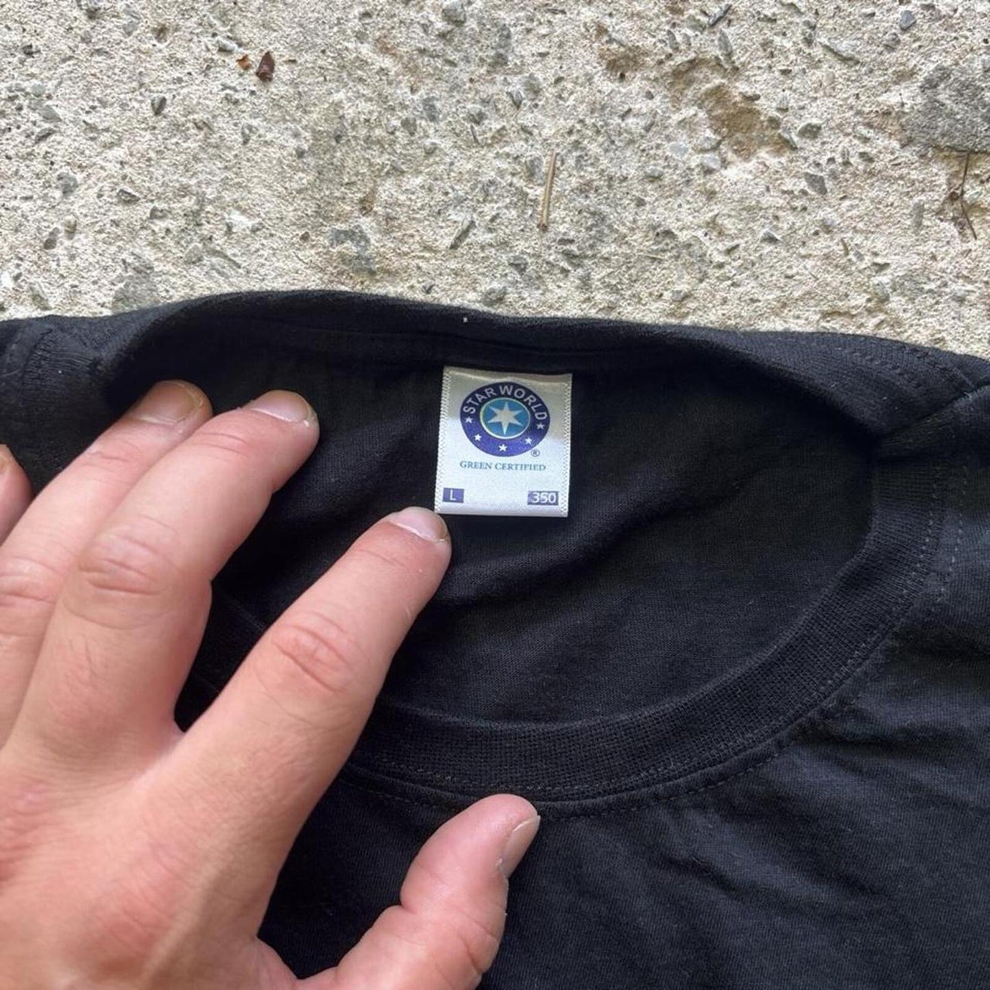 Black ‘Split the G’ Guinness tee - L