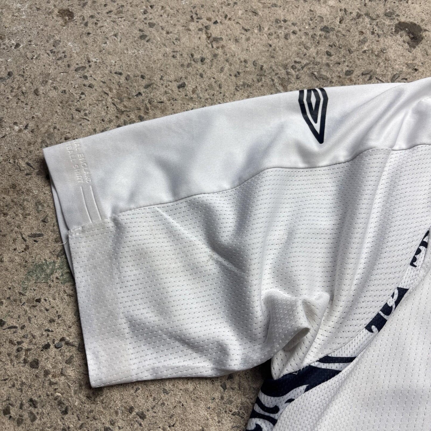 2007-09 White Umbro England Football Men’s Shirt | L