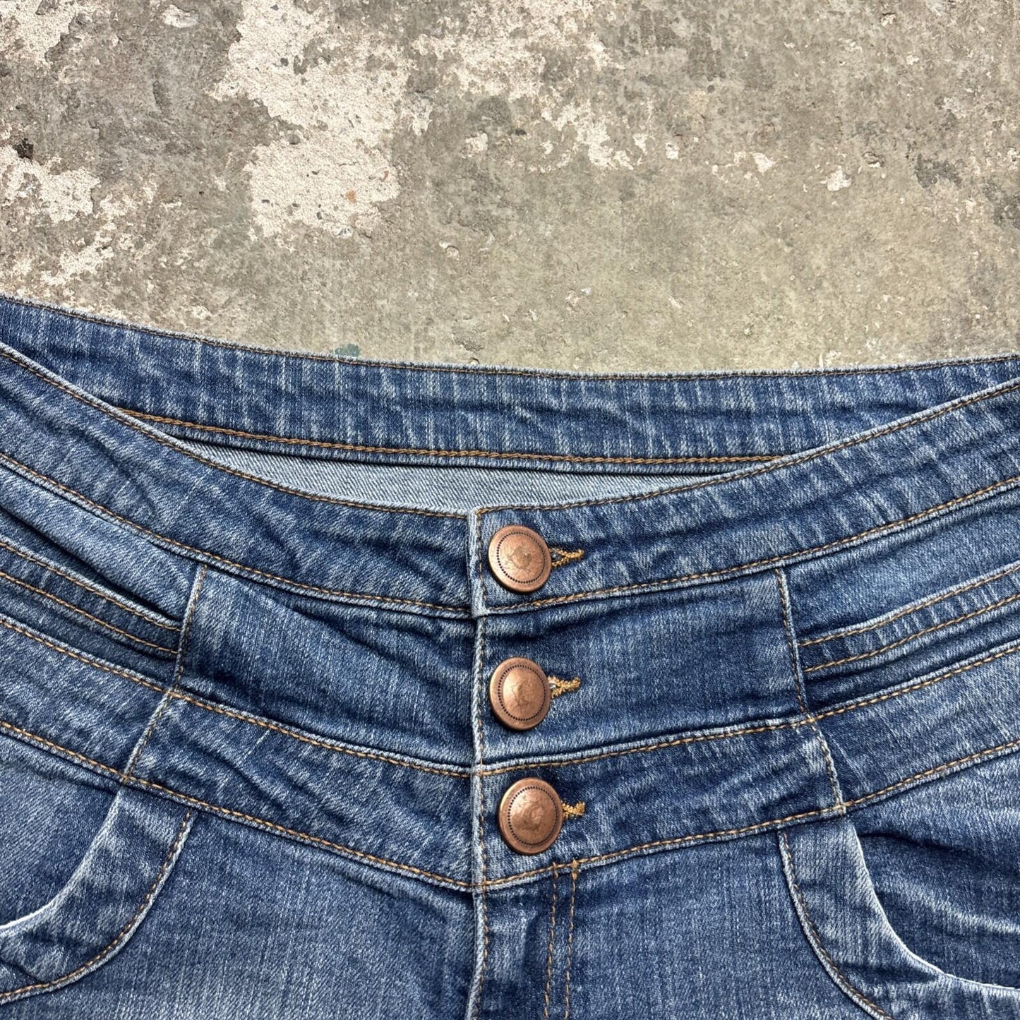 Women's Y2K Denim Short Shorts | W28