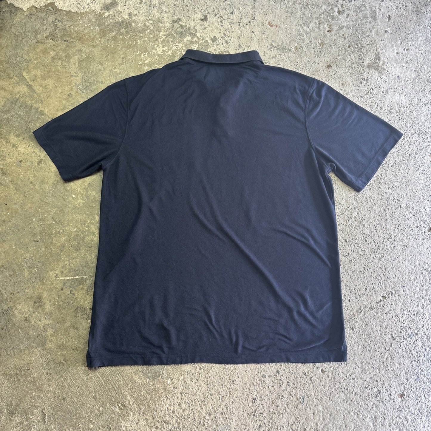 Navy Carhartt Embroidered Chest Pocket Polo Shirt | Size   XL (Tall)