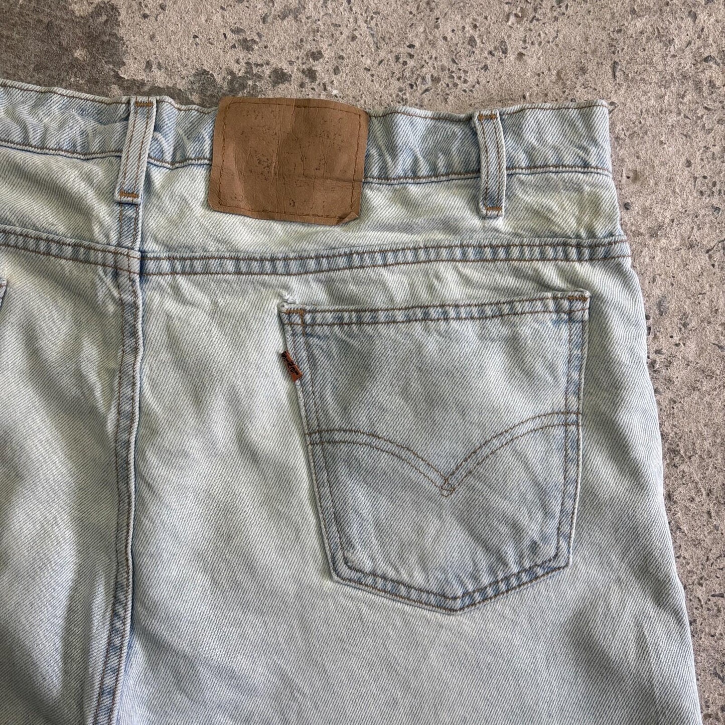 Light Blue Levi’s Denim Jean Shorts | W40