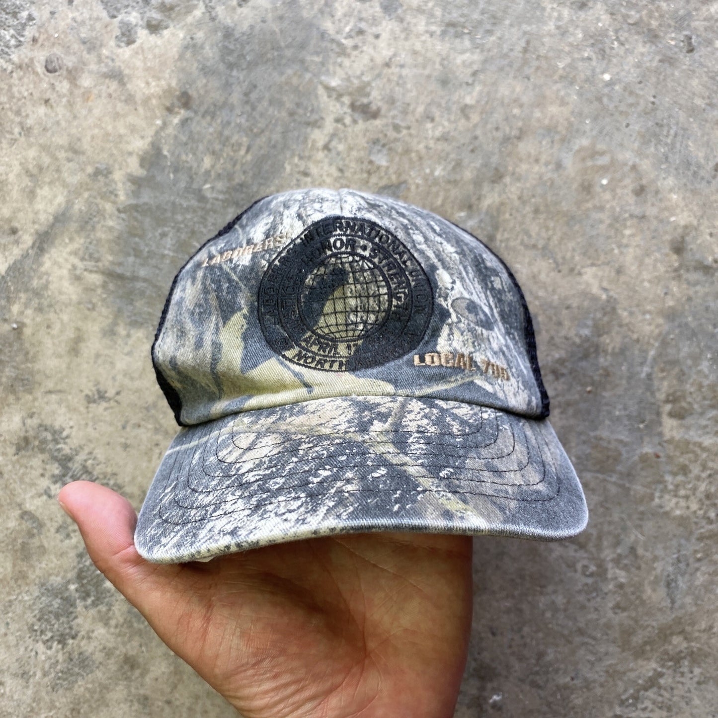 Real Tree And Black Trucker Cap | OS