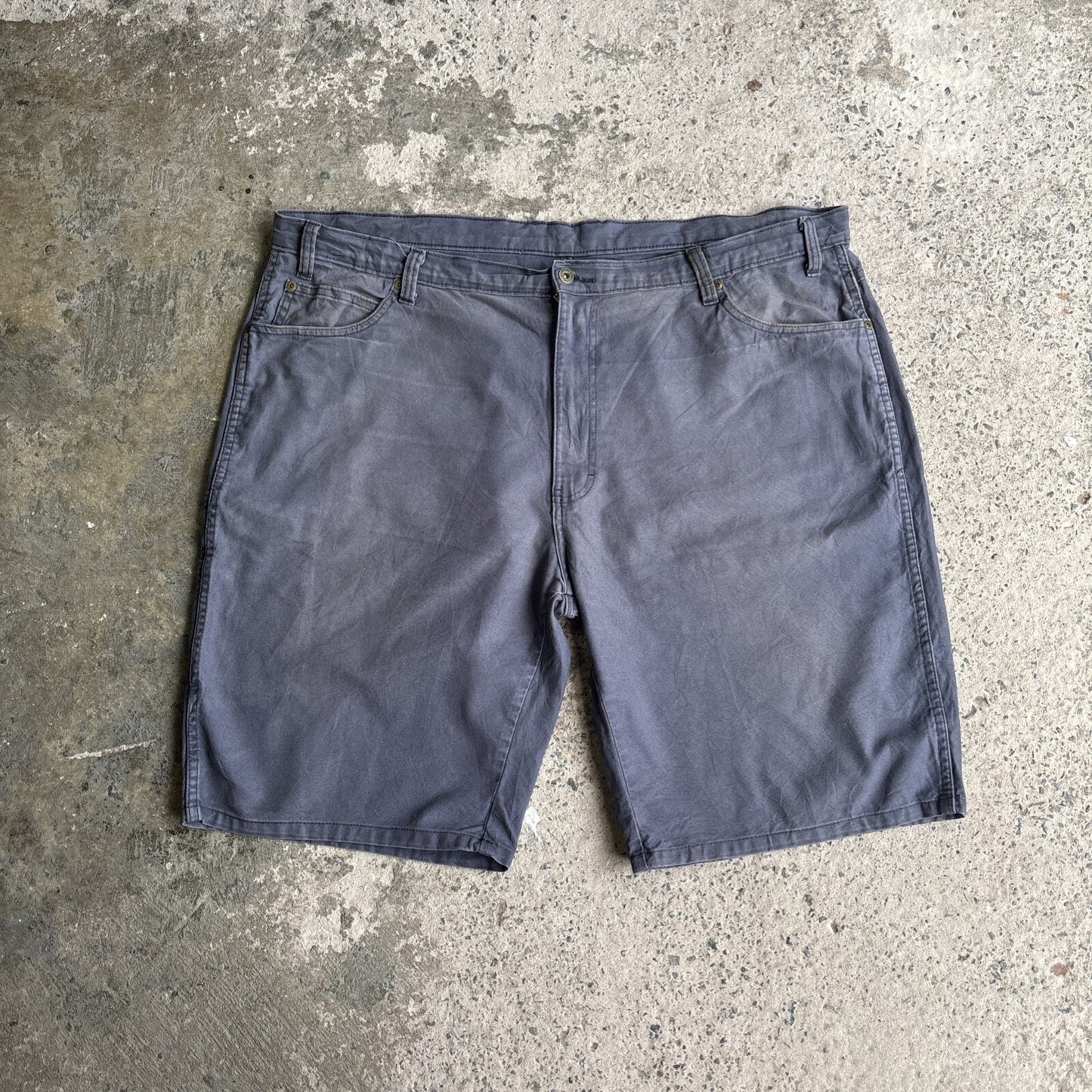 Grey Dickies Carpenter Cotton Shorts | W46"