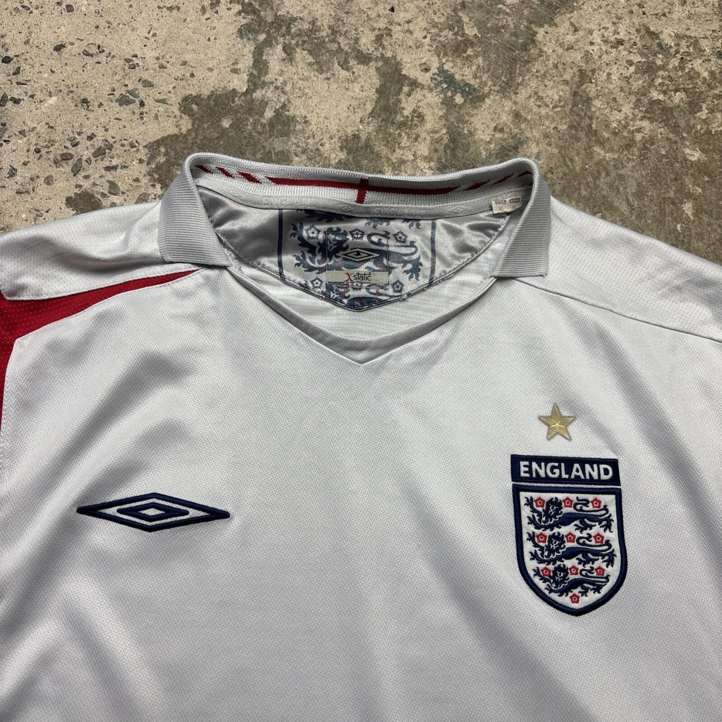 2005-2007 Umbro England Home Football Men’s Shirt | XL