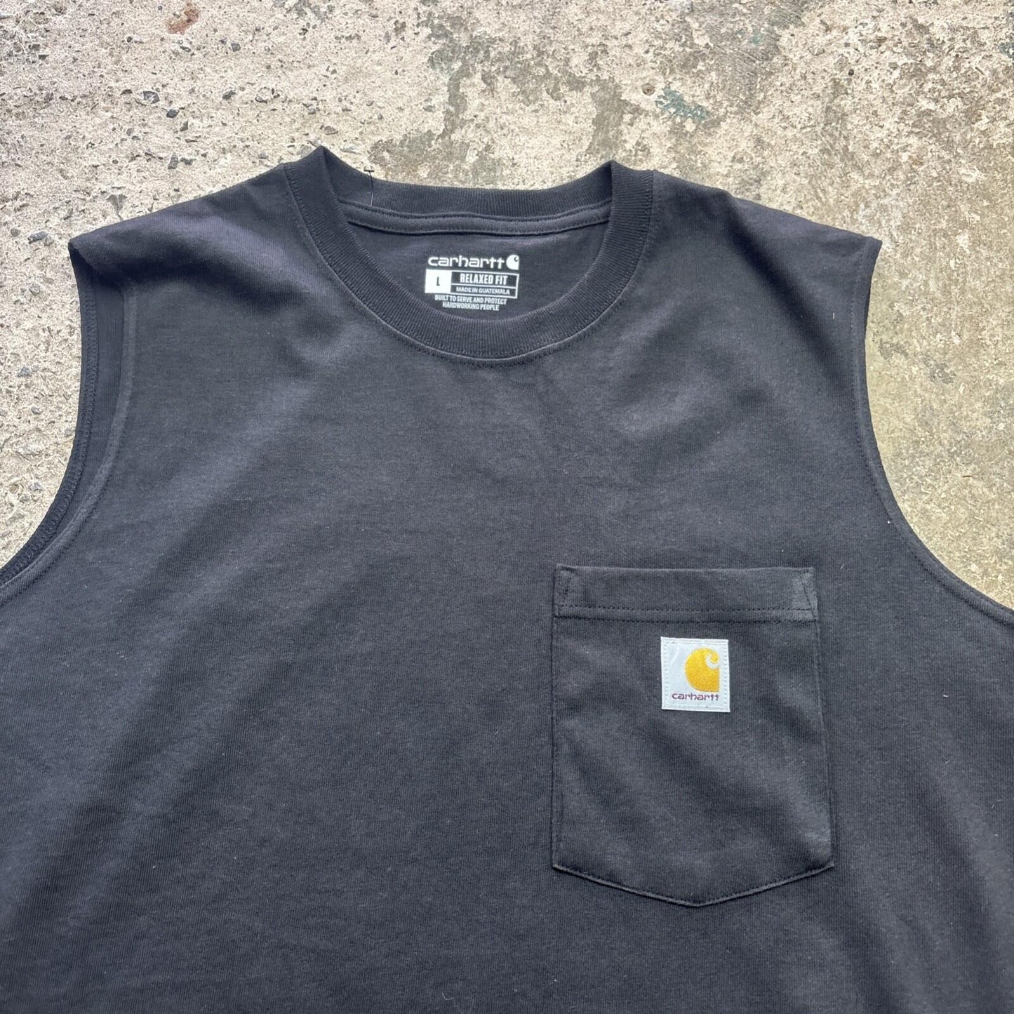 Black Carhartt Relaxed Fit Men’s Vest | L