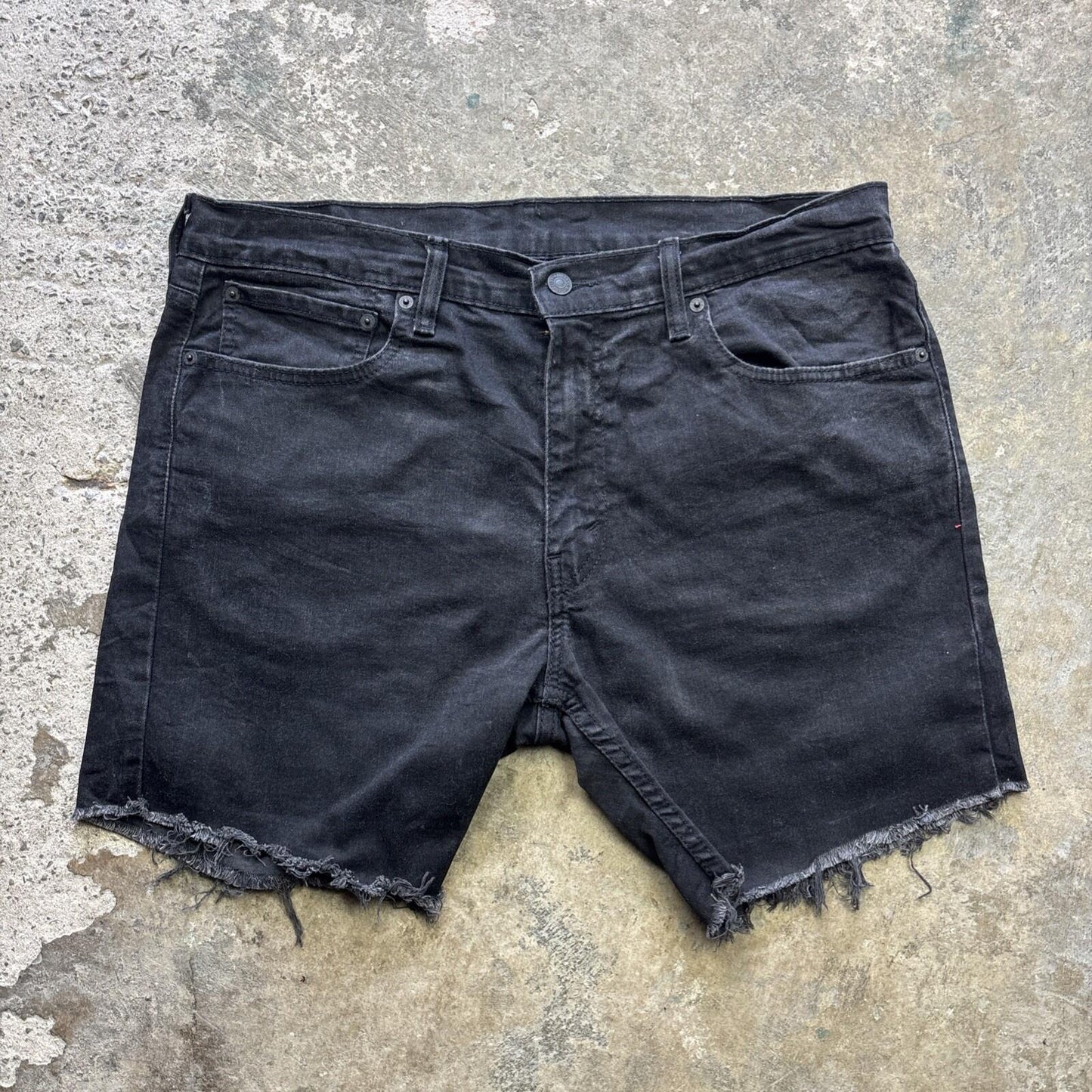 Black Levi 512 Men’s Cut Off Shorts - W36