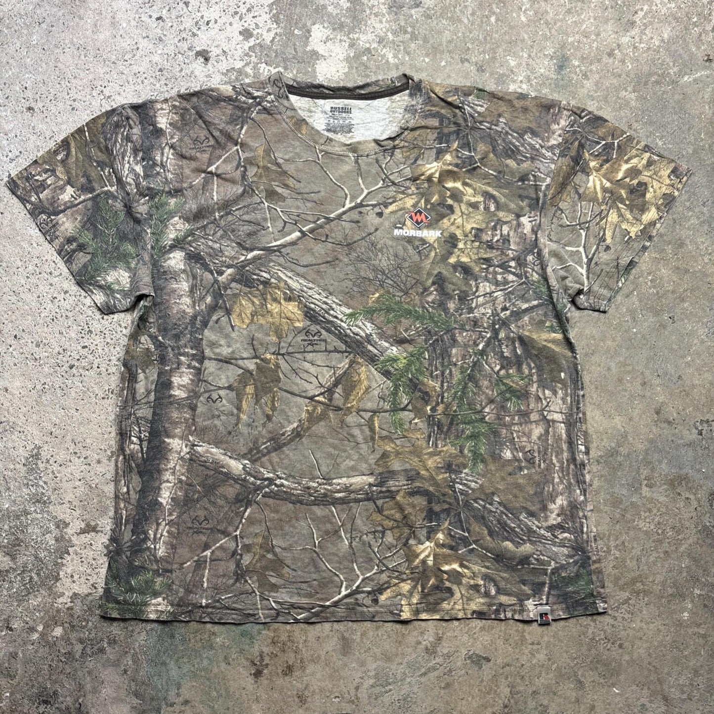 Russell Outdoors Real Tree Men’s T-shirt With Graphic Print | 3XL